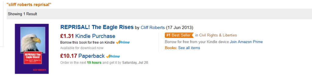 Cliff Roberts STILL number one